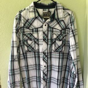 BKE Athletic Fit Button-Down Dress Shirt